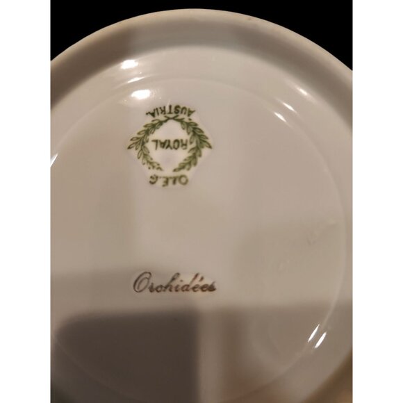 Royal OLEG Orchidee's replacement tea cup plate - Picture 2 of 2